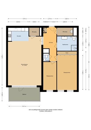 Floorplan - Plecht 88, 3751 WD Bunschoten-Spakenburg